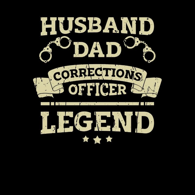 Husband Dad Corrections Officer Legend - detention
