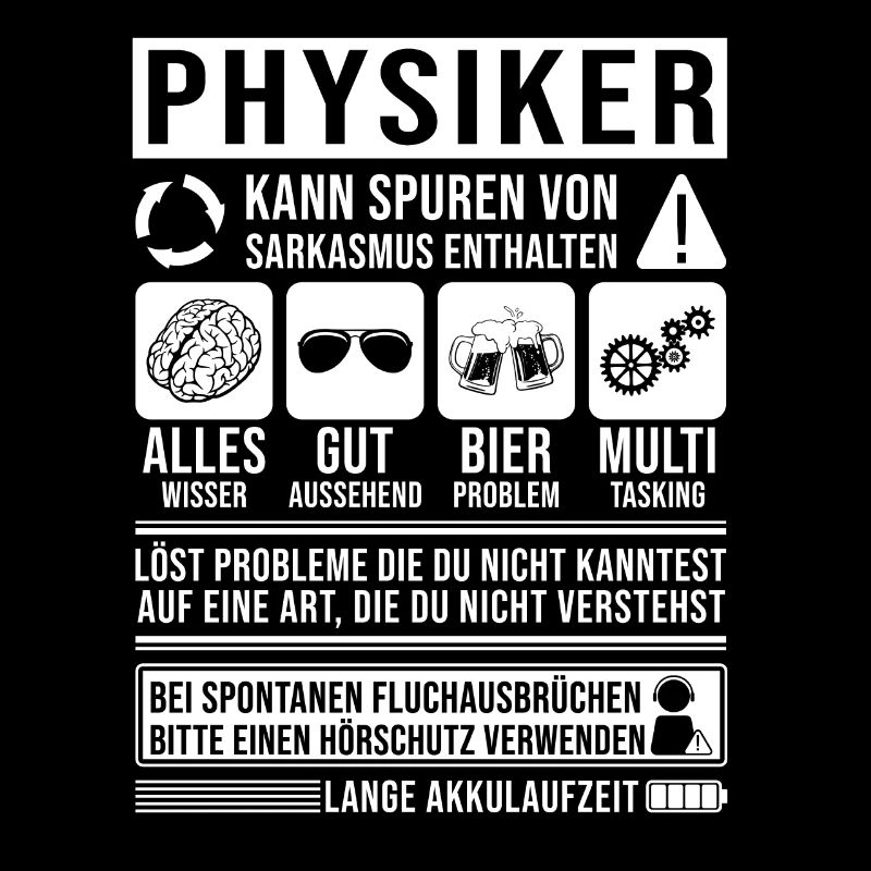 Physiker Spruch lustig