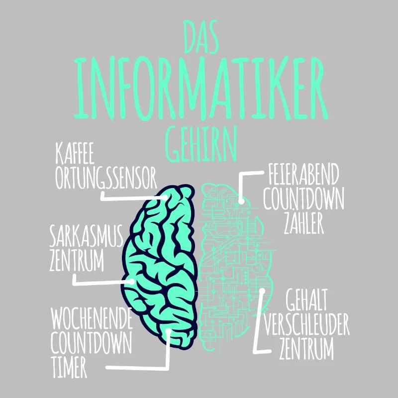 Informatiker Informatik Programmierer Nerd Geek
