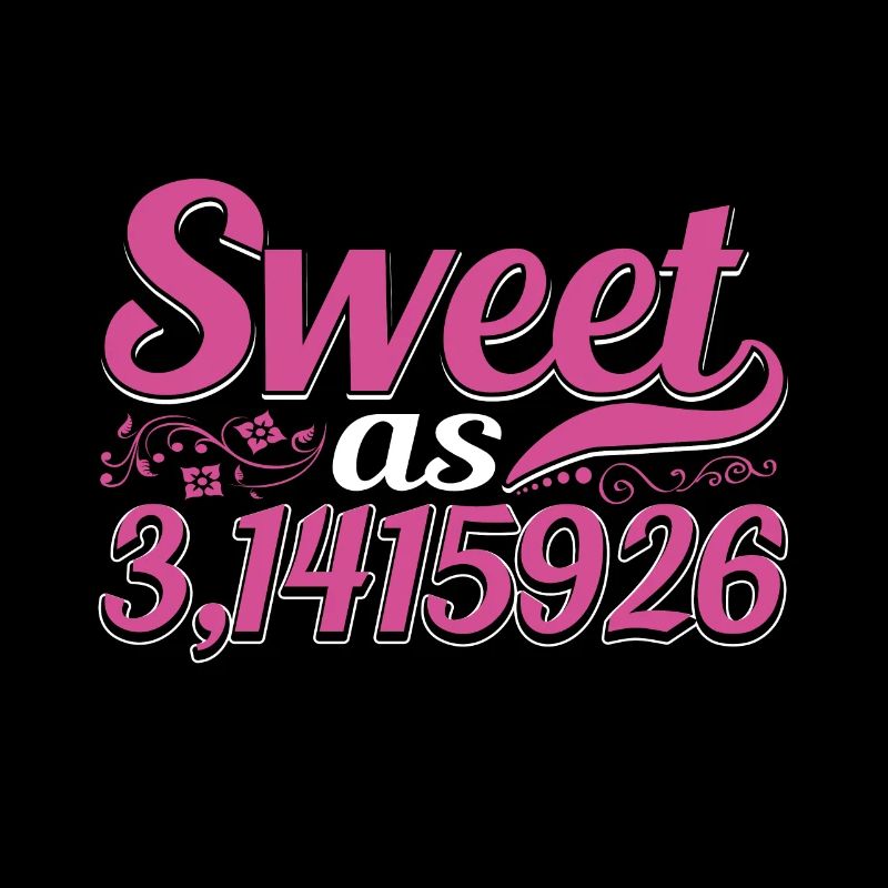 Süß Wie Kuchen pi 3. 1415926 Funny Math Science