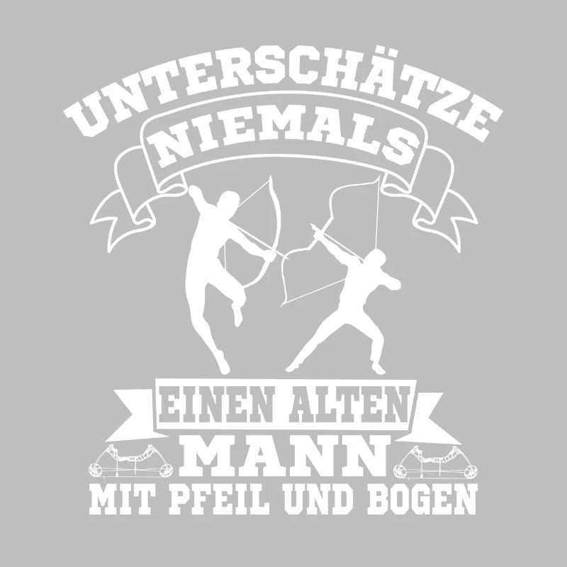 Pfeil und Bogen Bogenschütze Spruch Bogenschießen