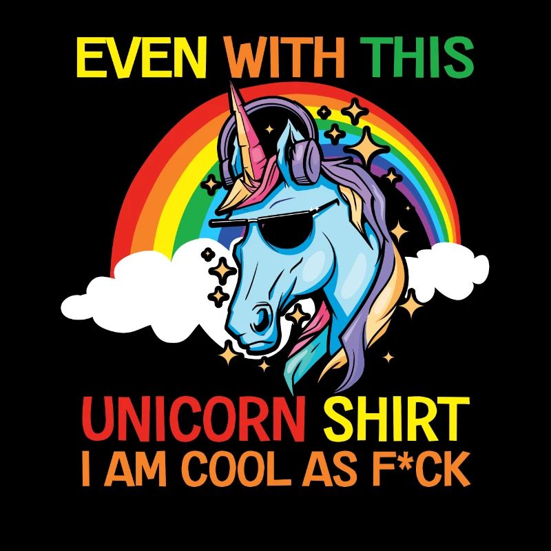 Funny Sarcastic Unicorn Confidence