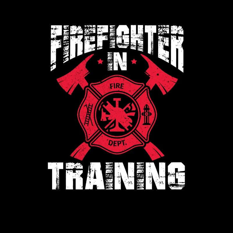 Firefighter In Training – Fire Axes Fireman