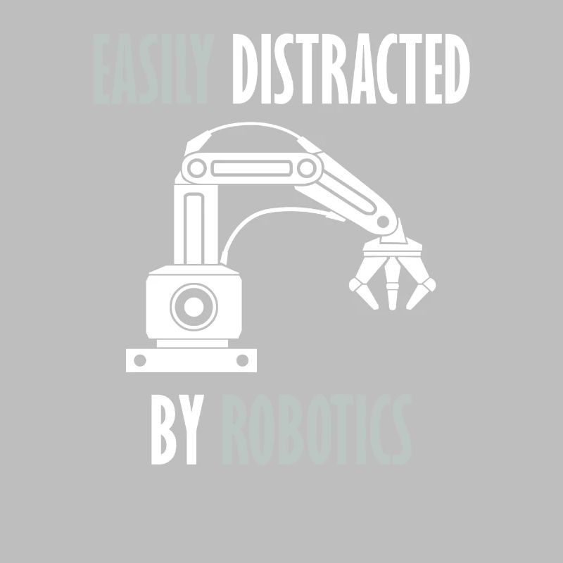 Abgelenkt von Robots Programming Coder Engineer