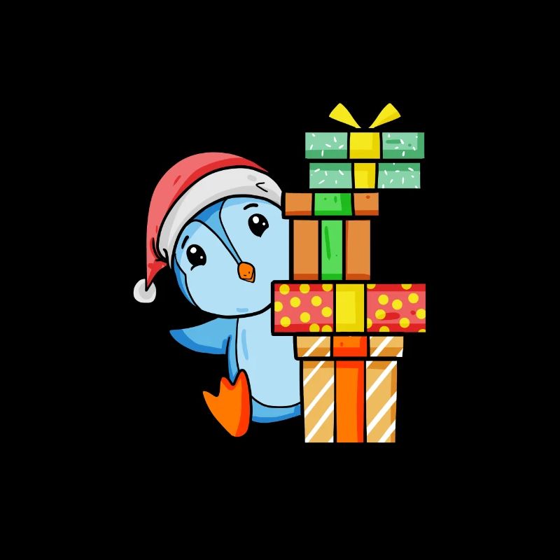 Joyeux motif de pingouin de Noël