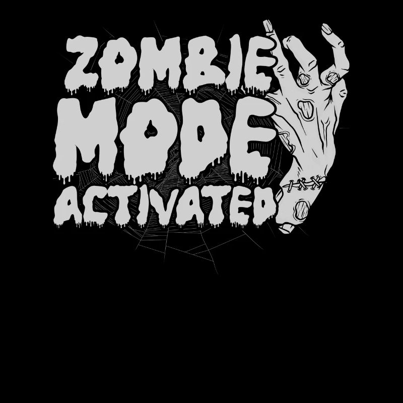 Salutations d’Halloween activées en mode zombie