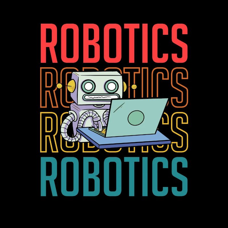 Cute Robotics Vintage Droid Builder Retro