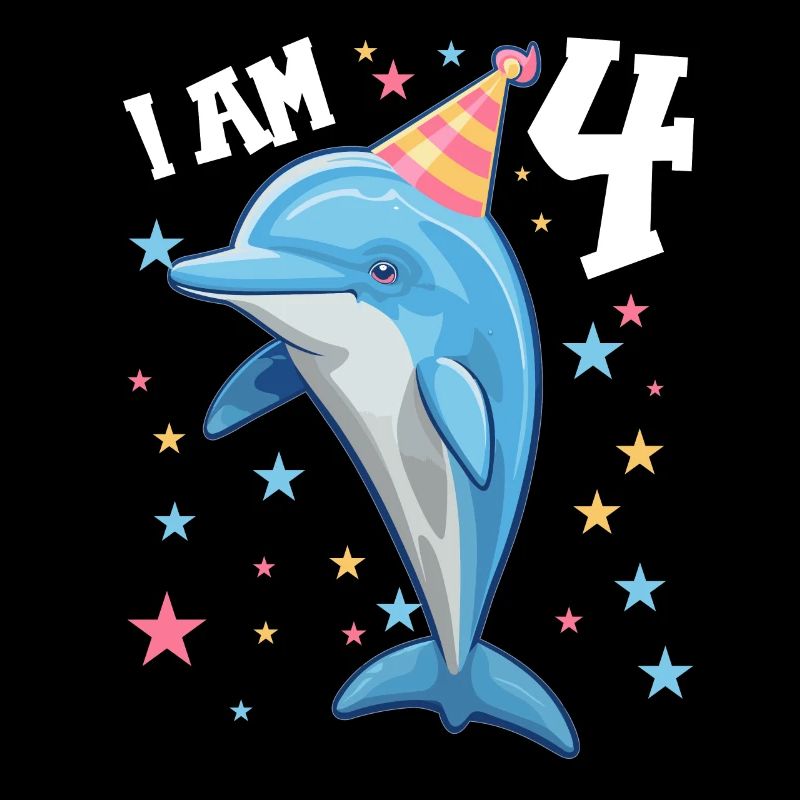 J’ai 4 ans Dauphins Dauphin 4e anniversaire