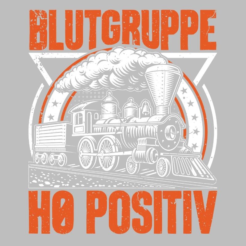 Blutgruppe H0 positiv Modeleisenbahner Geschenk