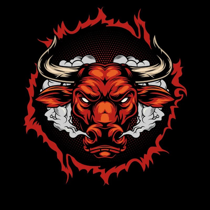 Wütender Stier