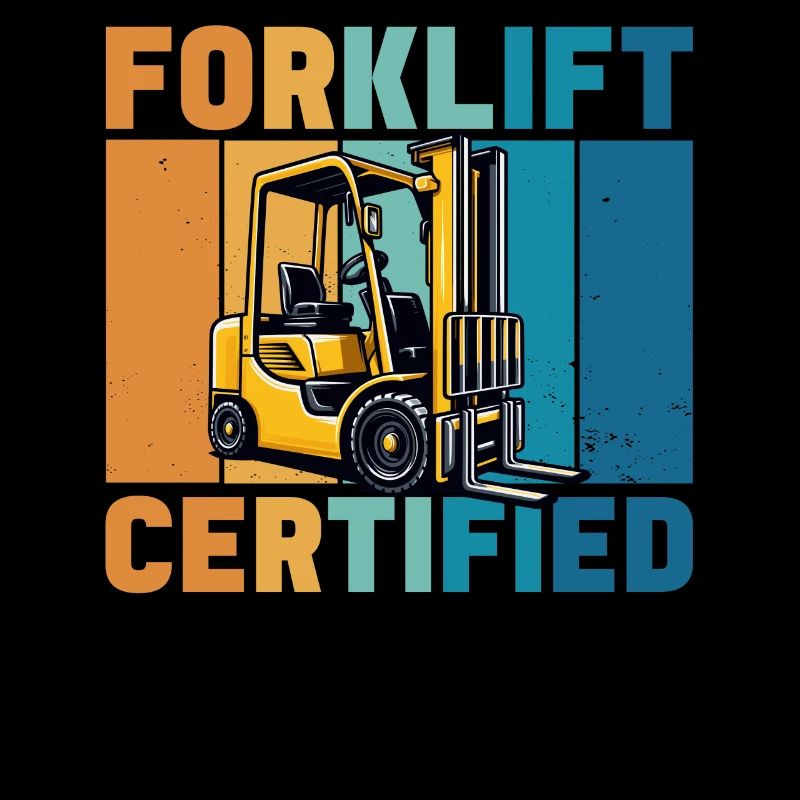 Forklift operator retro forklift certified