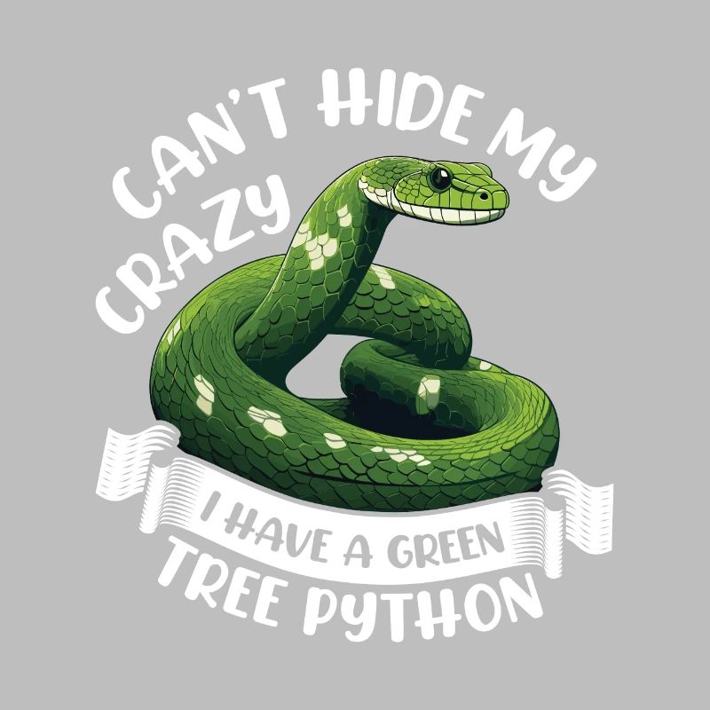 Python arborescent vert