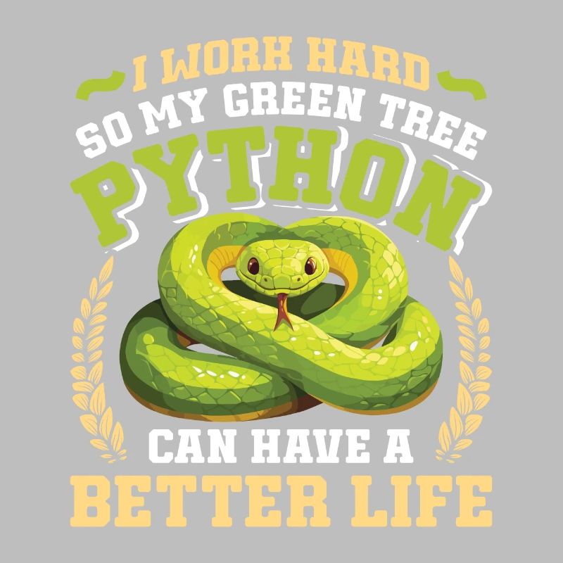 Python arborescent vert