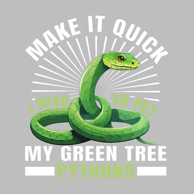 Python arborescent vert