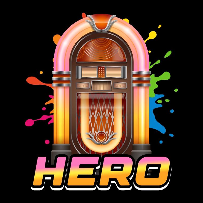 Hero Karaoke Music 80's Disco Machine Jukebox
