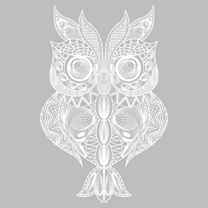 Eule Mandala