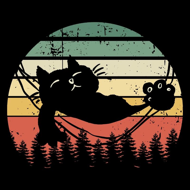 Coucher de soleil de chat