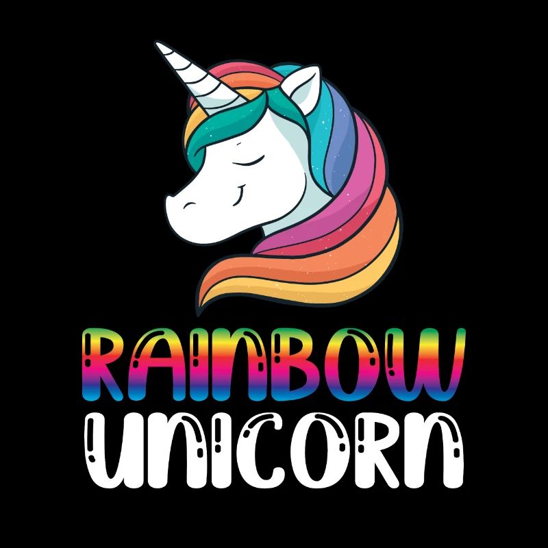 Rainbow Unicorn Bisexual Transgender Pride Rainbow