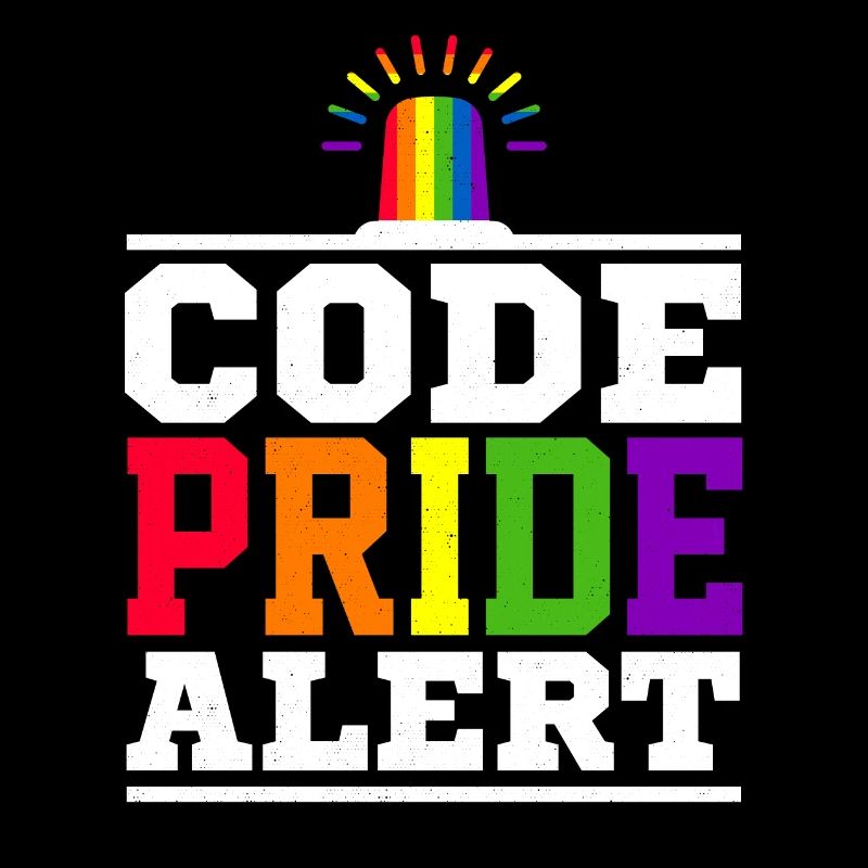 Code Pride Alert Bisexual Lesbian Love Asexual Tra