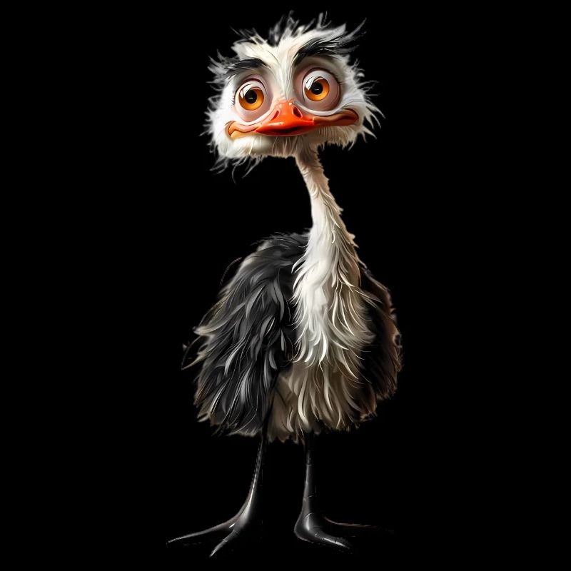 Straußenvogel #lovely toons