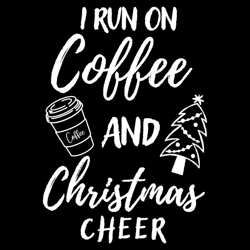 Je cours pour le café et la joie de Noël