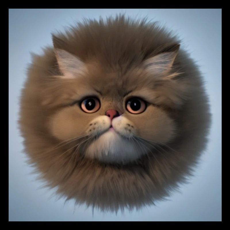 fluffy cat