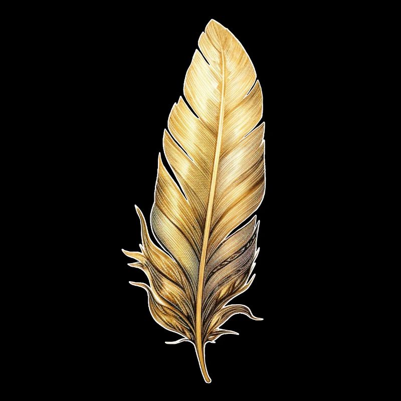 Plumes dorées
