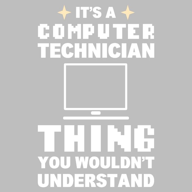 Lustiger Computerfreak Computertechniker