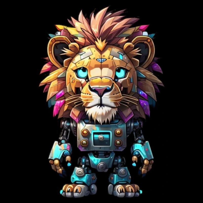 Roboter Löwe