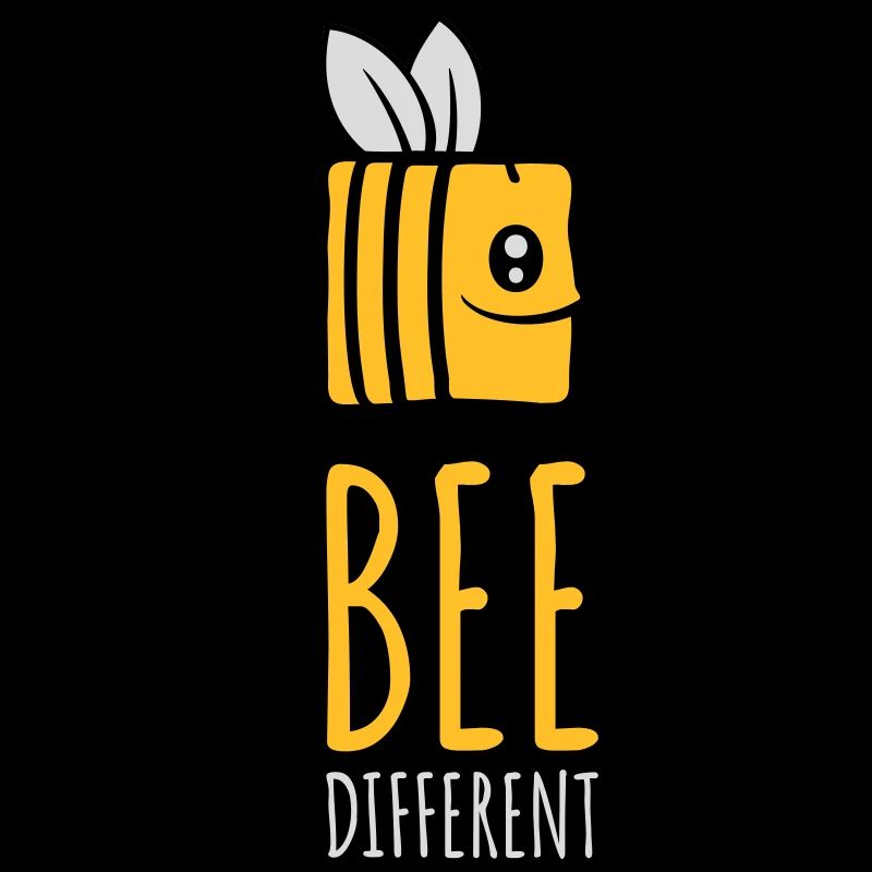 bee different Spruch Zitat