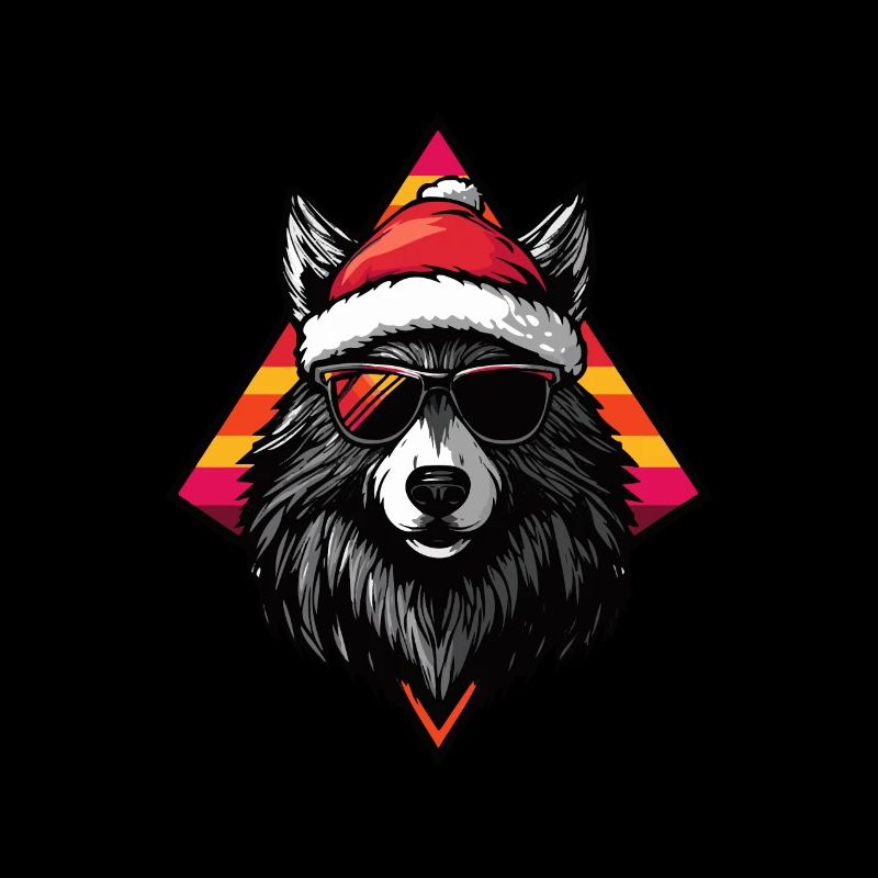 Loup Noël Cool