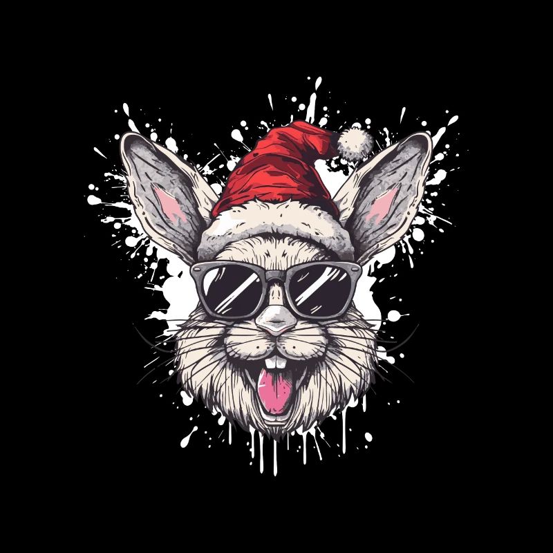 Lapin Noël Drôle