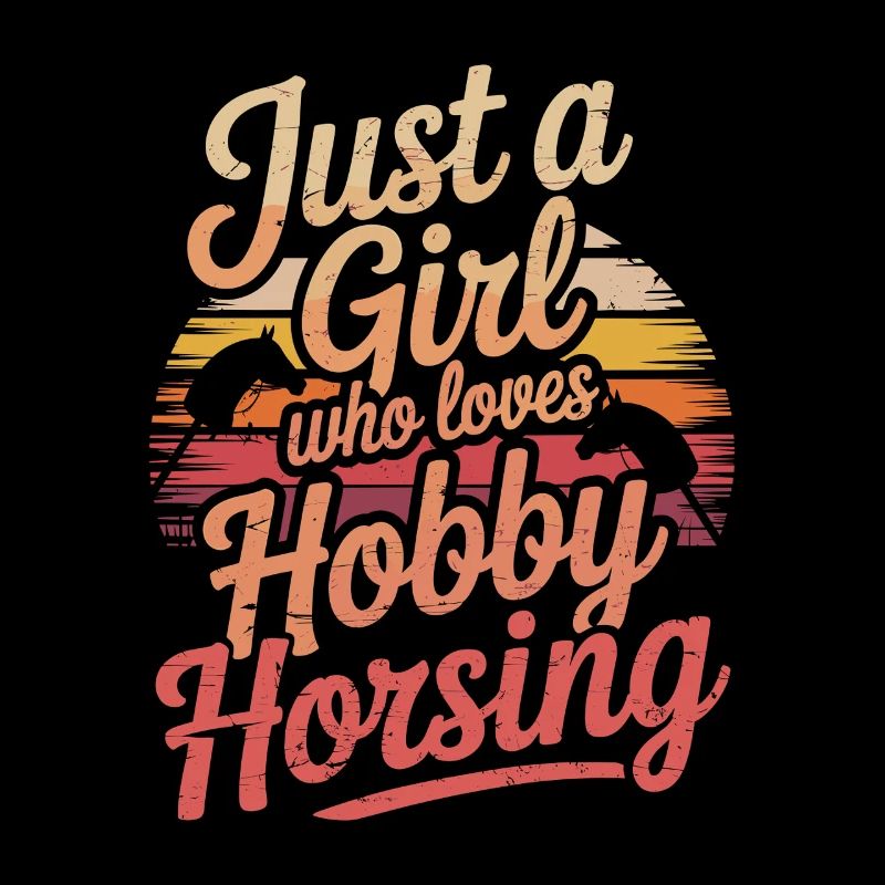 Bara flicka hobby horsing