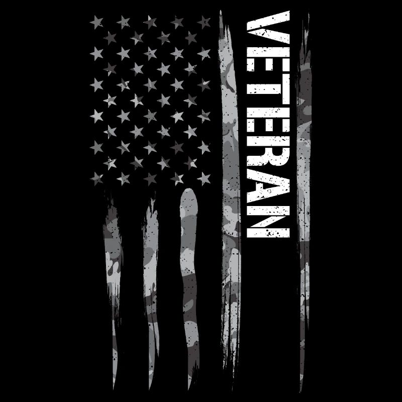 Vétéran - Drapeau américain