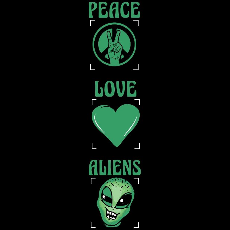 Peace Love Aliens