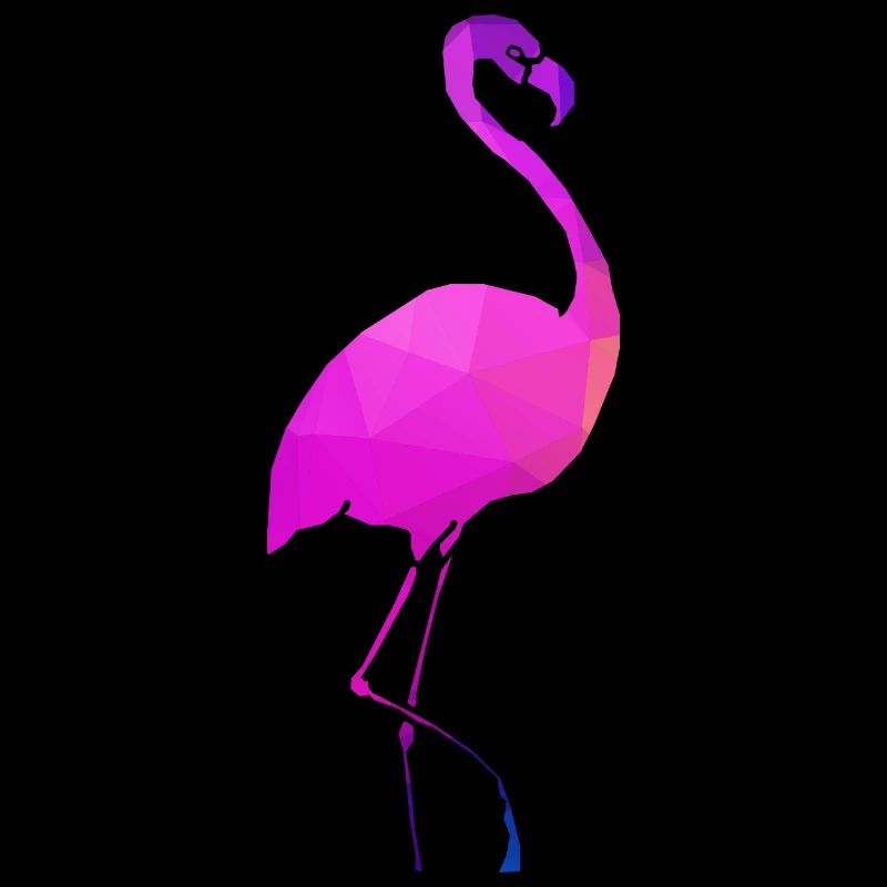 Polygon Flamingo Geschenkidee