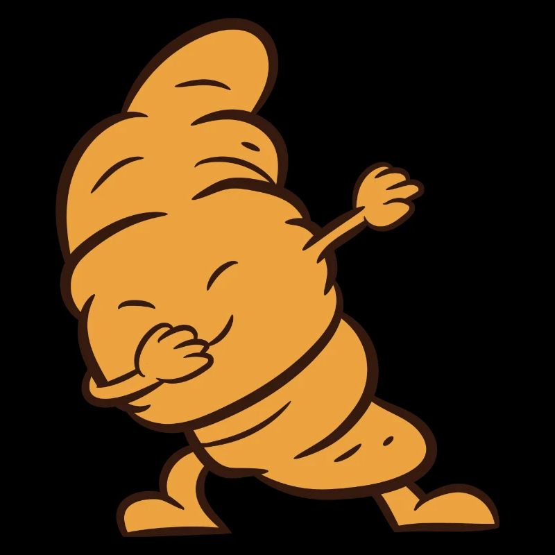 Croissant - Dab, dabbing, dabben, tanzen