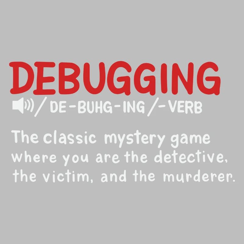 Debugging-Wörterbuch im Stil der Definition