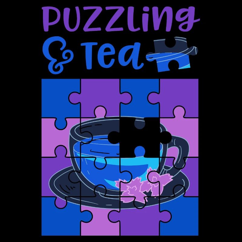 Puzzle- und Tee-Hobby-Puzzles