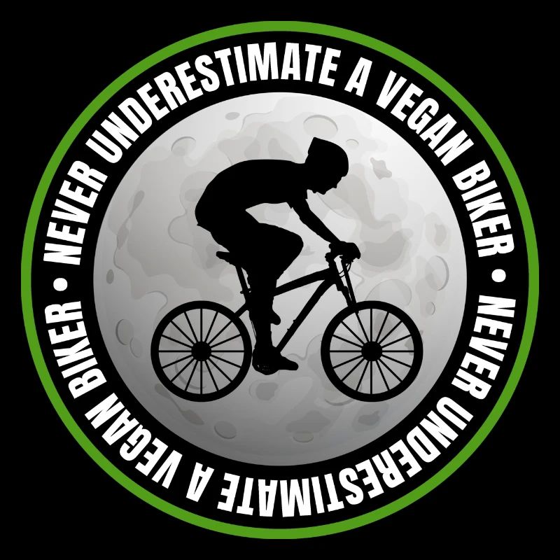 Herrliches veganes Biker -Zitat