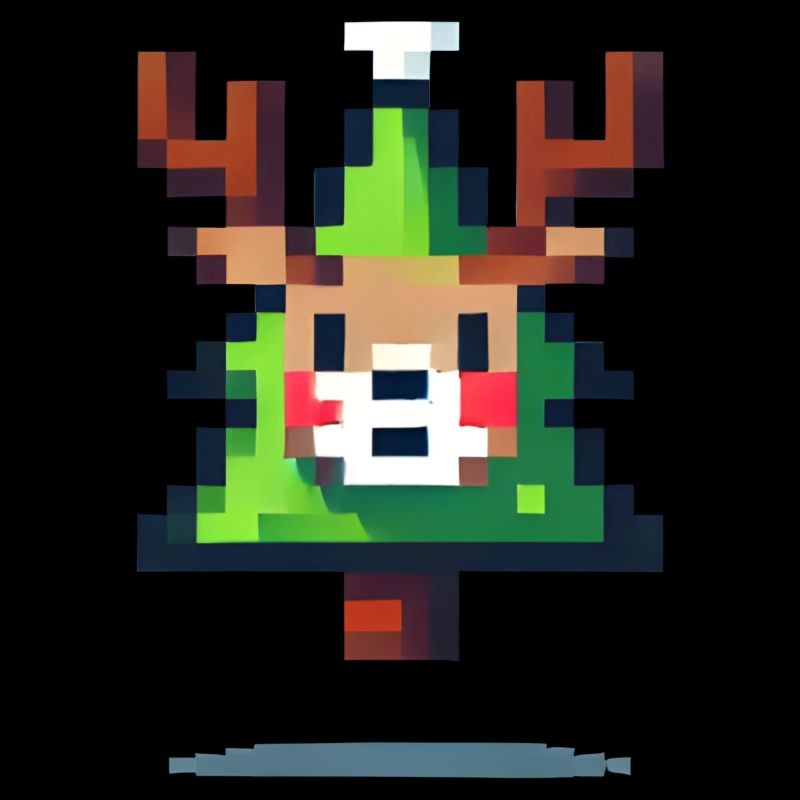 Weihnachtsrentierkopf