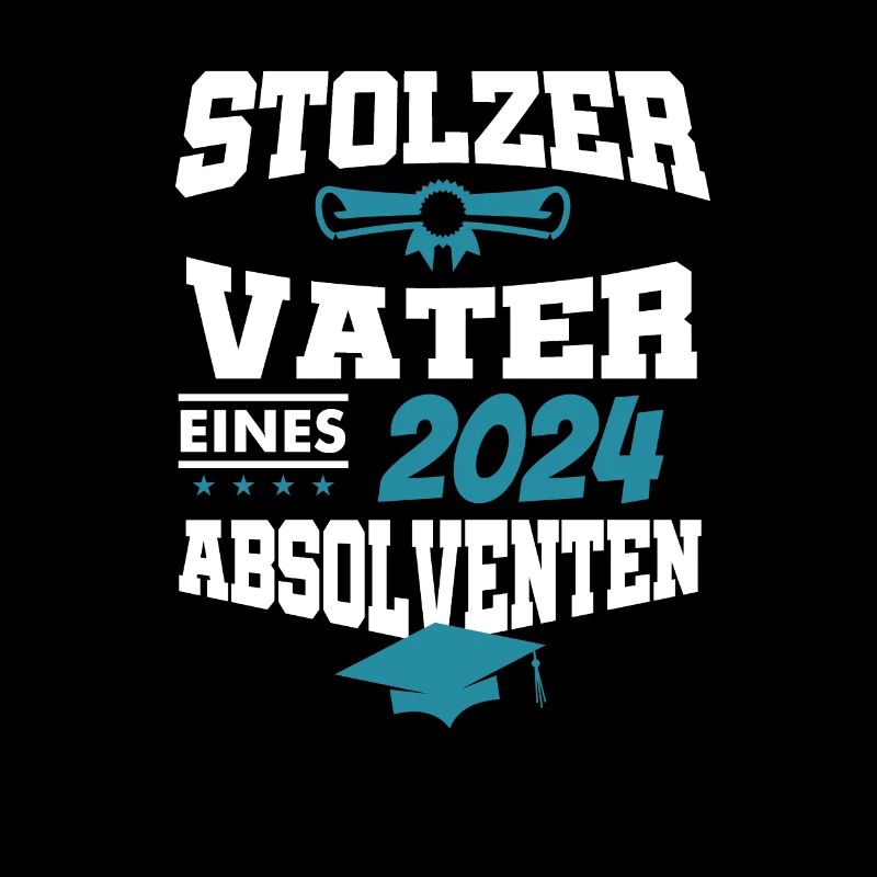 Absolvent Sponsion Graduate stolzer Vater 2024