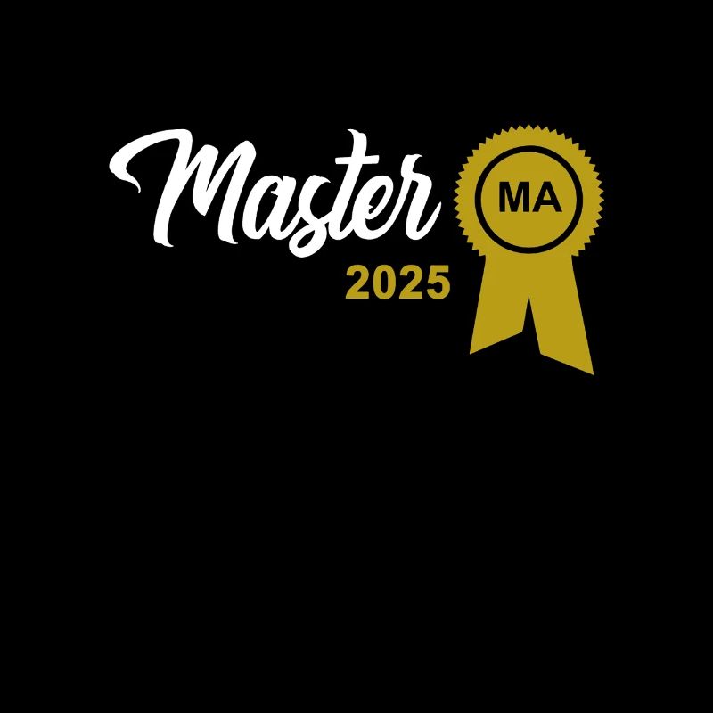 Master 2025 Diplôme de Master Graduation