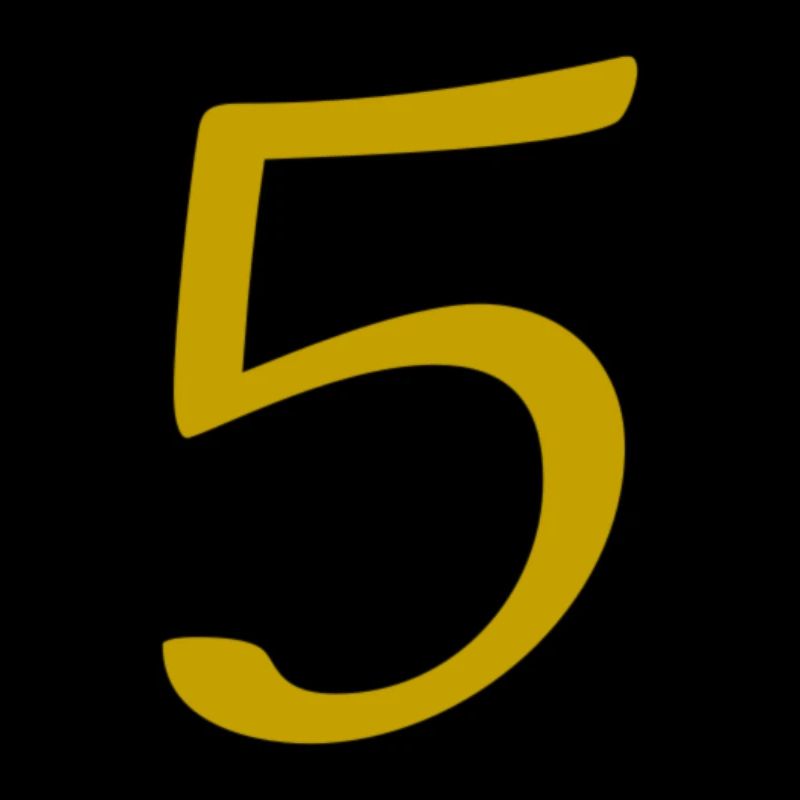 5. 5 YEARS. 5th ANNIVERSARY. 5 YEAR ANNIVERSARY. 5.