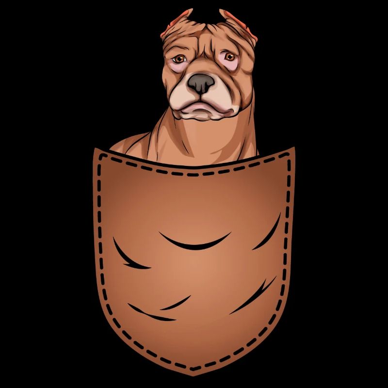 Chiens de compagnie Cadeau Mignon Sac de poitrine Pitbull
