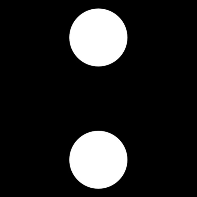 Doppelpunkt / Kreis
