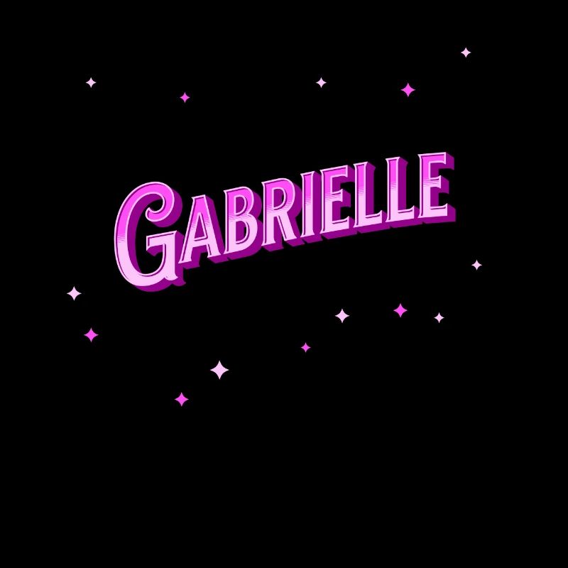 Gabrielle's name personalized