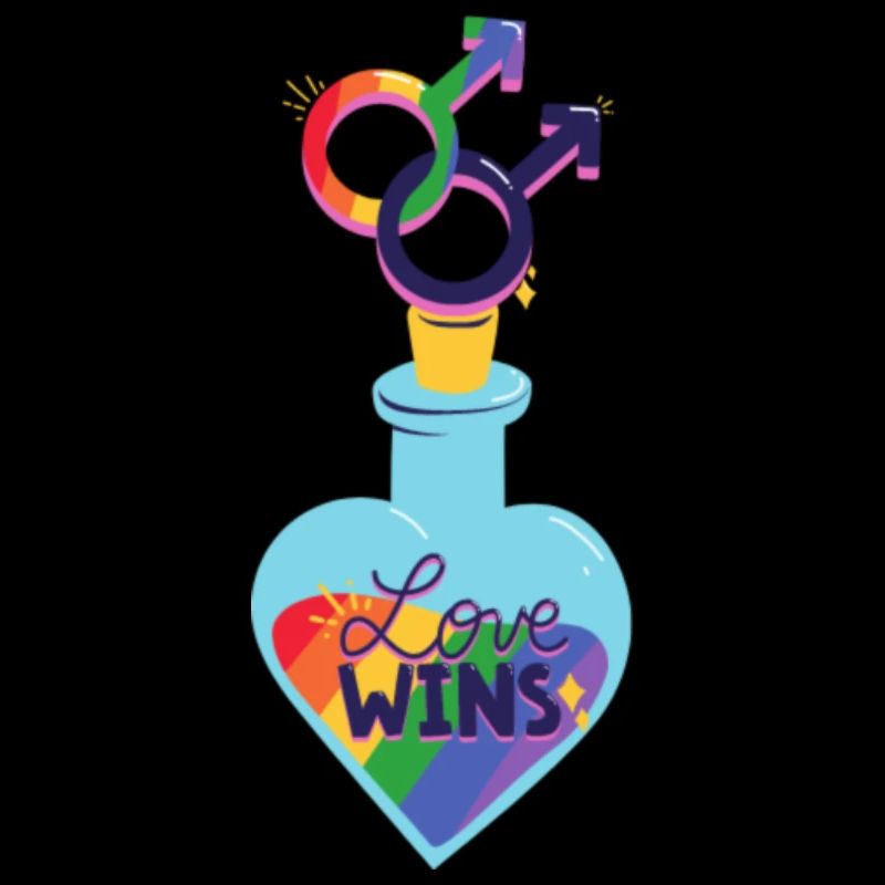 Bouteille Love Wins