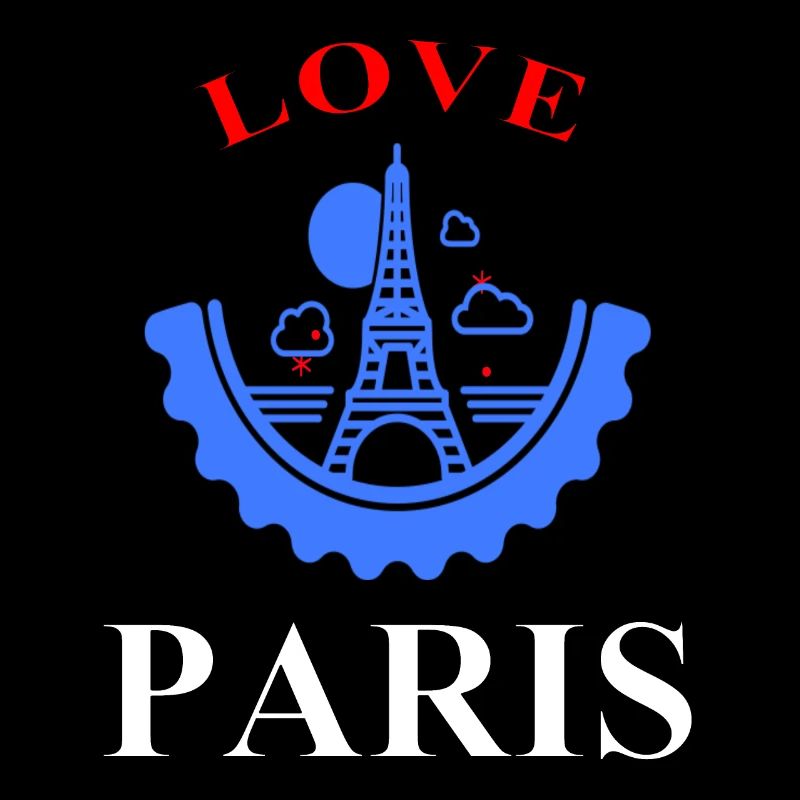 Ich liebe Paris Eiffelturm Pariser Geschenk
