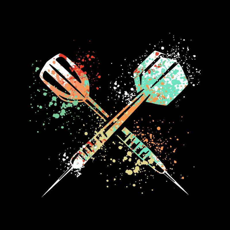 Splash Darts Design pour joueur de fléchettes